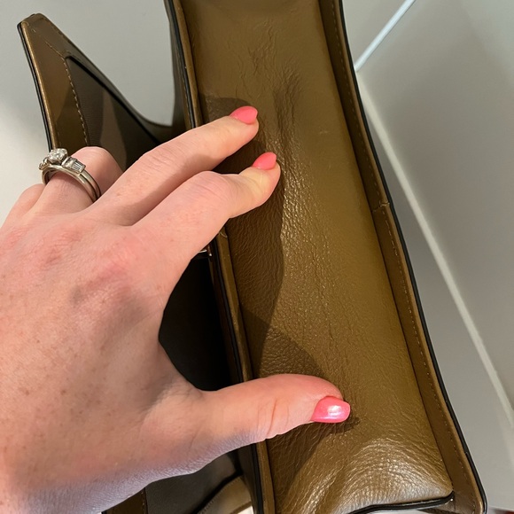 Rebecca Minkoff Tan Quilted Crossbody Bag - Picture 6 of 10